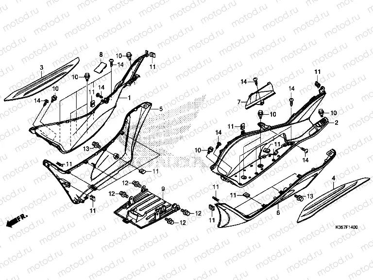 F-14 FLOOR STEP