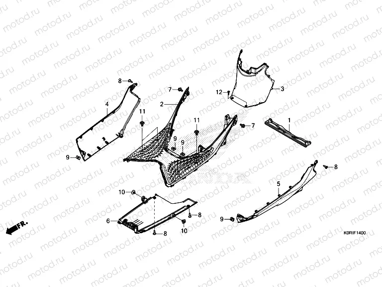 F-14 FLOOR STEP