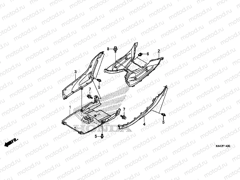 F-14 FLOOR STEP