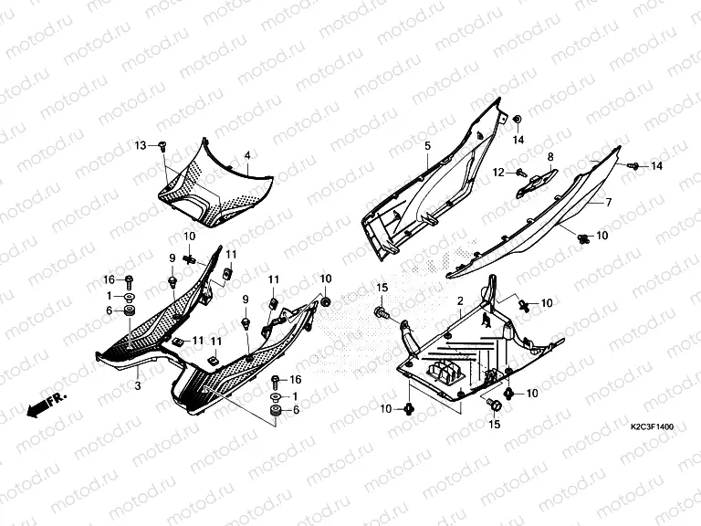 F-14 FLOOR STEP