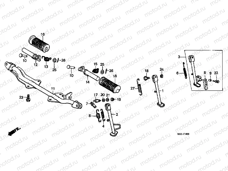 F-14 FOOTREST / SUPPORT