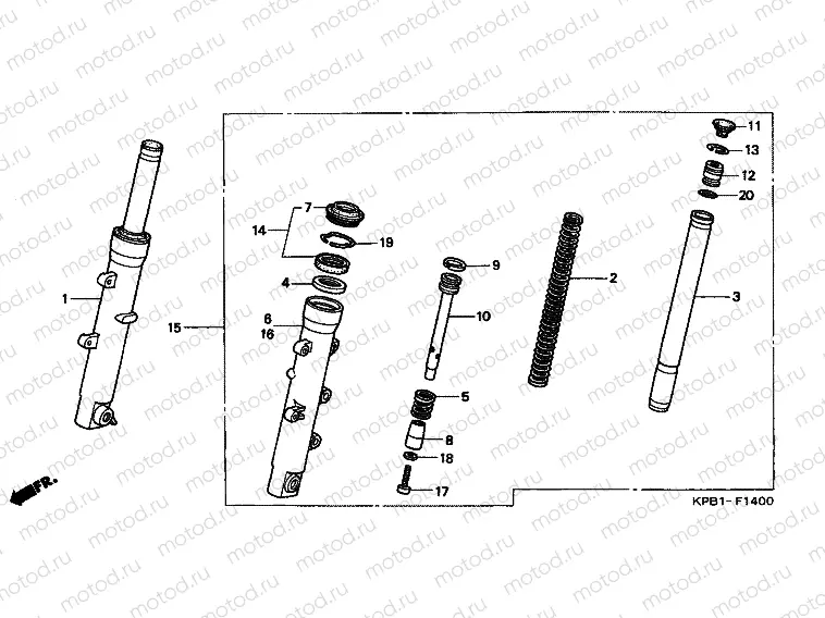 F-14 FRONT FORK