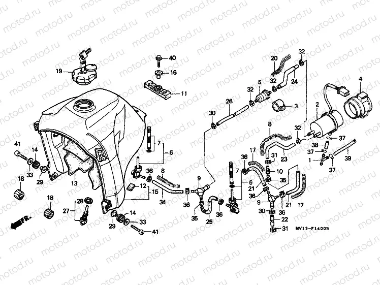 F-14 FUEL TANK / FUEL PUMP