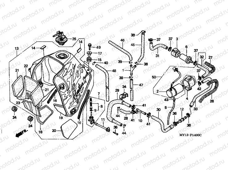 F-14 FUEL TANK / FUEL PUMP
