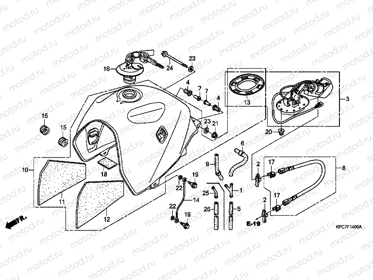 F-14 FUEL TANK / FUEL PUMP