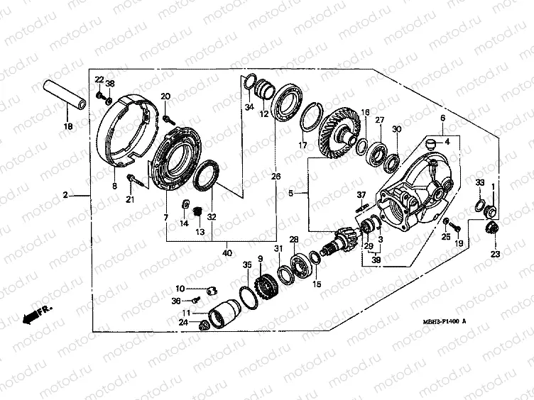 F-14 MAIN TRANSMISSION DRIVE GEAR