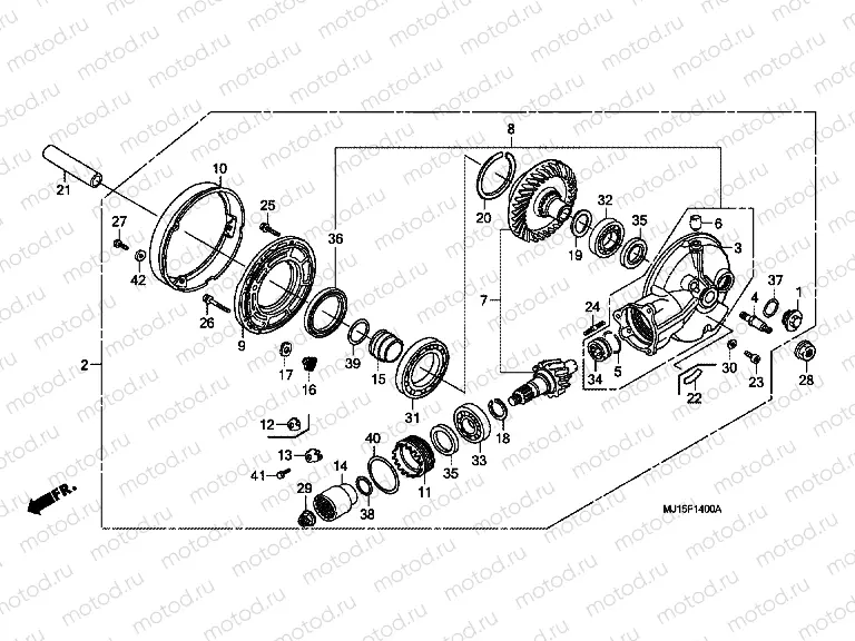F-14 MAIN TRANSMISSION DRIVE GEAR