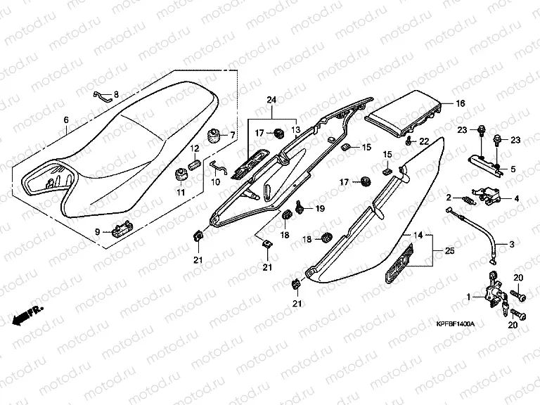 F-14 SEAT / REAR ENGINE HOUSING
