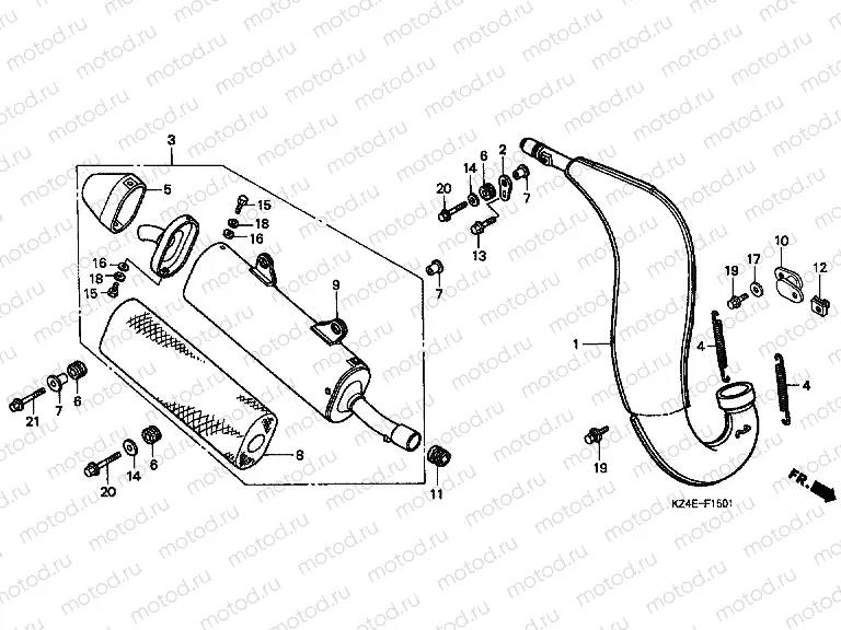 F-15-1 EXHAUST RESONATOR CHAMBER (2)