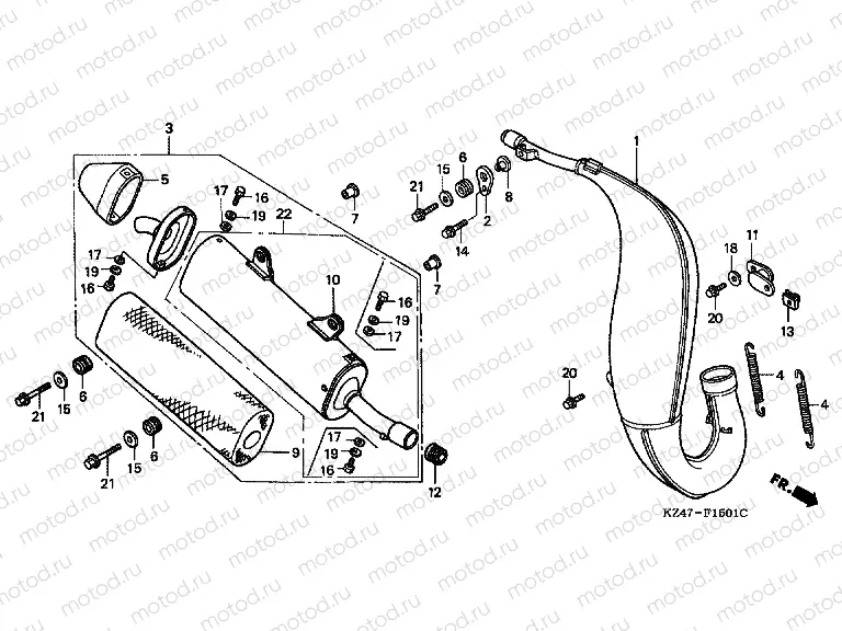 F-15-1 EXHAUST RESONATOR CHAMBER (ED, U)