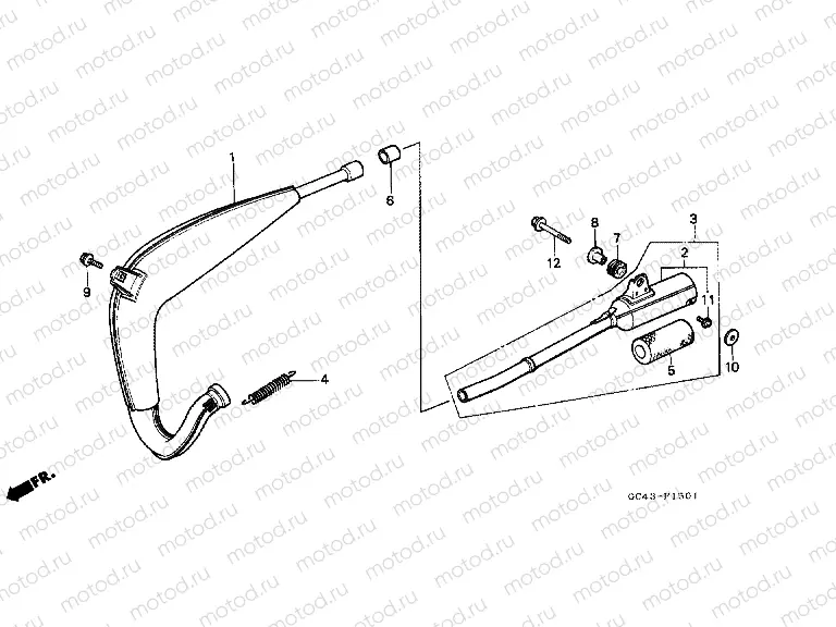 F-15-1 EXHAUST RESONATOR CHAMBER (RG / RH / RJ / RK)
