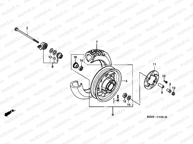 F-15-1 FRONT WHEEL (2)