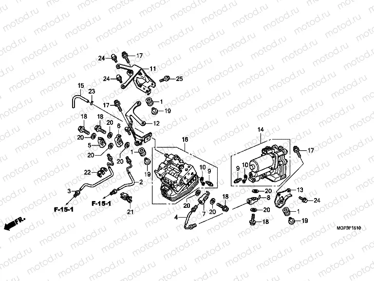 F-15-10 REAR POWER SUPPLY / REAR VALVE UNIT