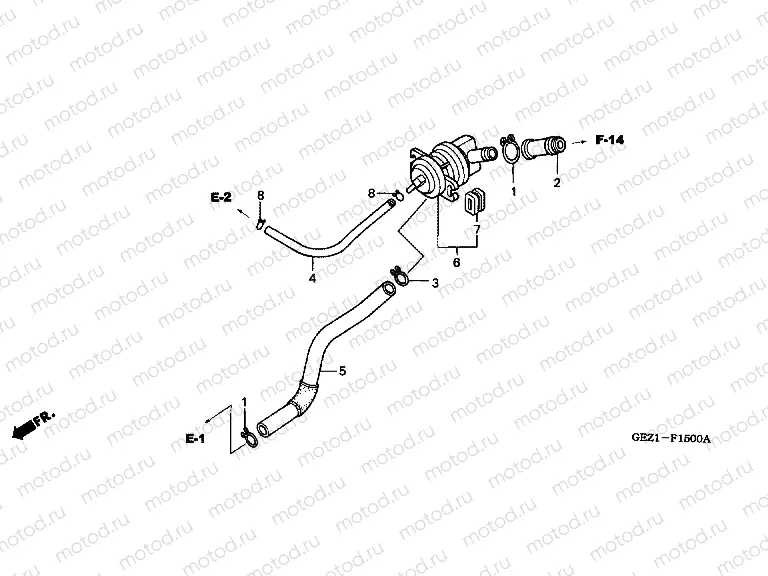 F-15 AIR BLOW CONT. VALVE
