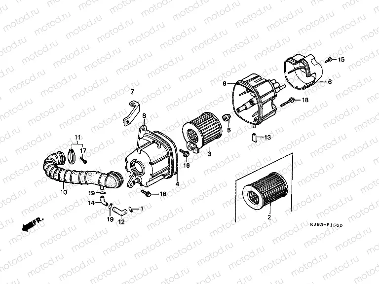 F-15 AIR FILTER (CH125E / G)