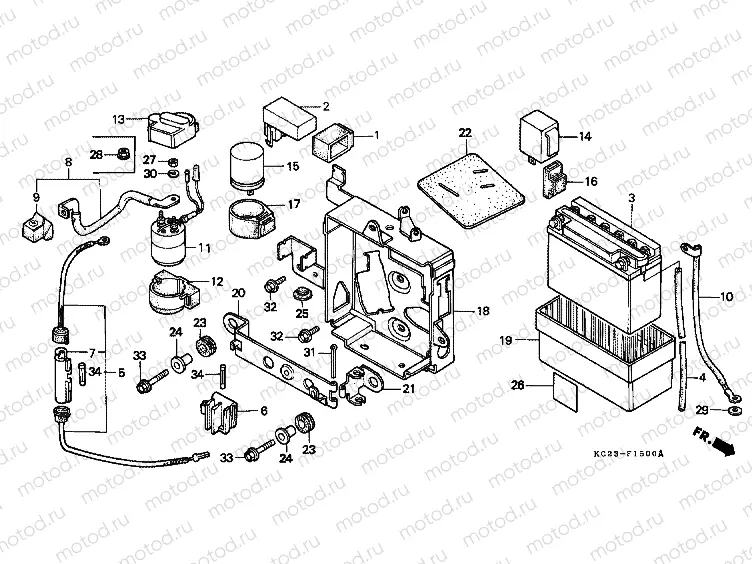 F-15 BATTERY / C.D.I. UNIT