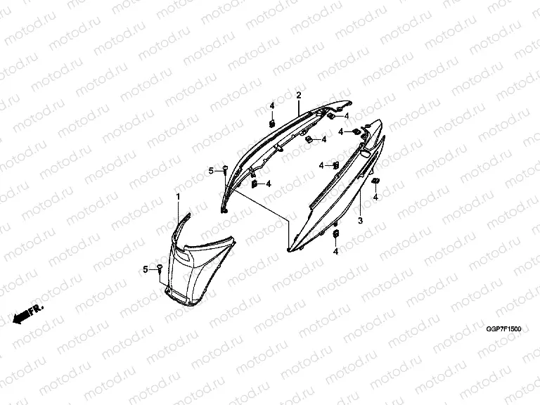 F-15 BODY COVER (NSC50 / MPD / WH)