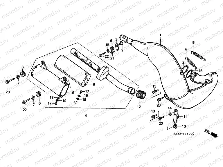 F-15 EXHAUST RESONATOR CHAMBER