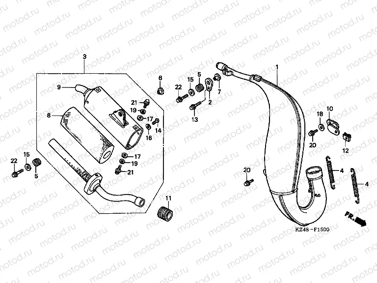 F-15 EXHAUST RESONATOR CHAMBER (CM)
