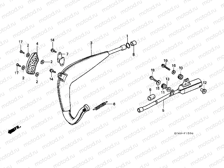 F-15 EXHAUST RESONATOR CHAMBER (RF / R2F / R2G)