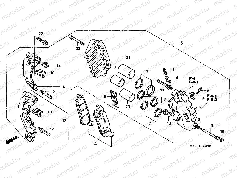 F-15 FRONT BRAKE CALIPER