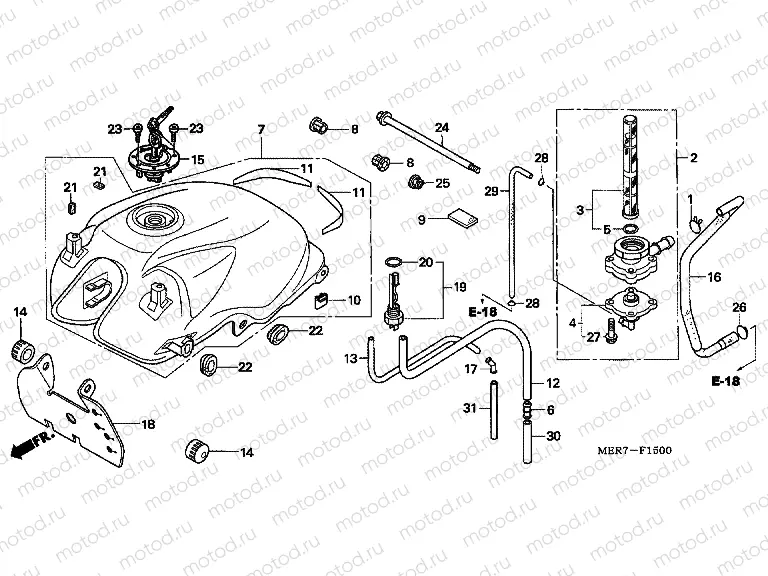 F-15 FUEL TANK (CBF600S6 / SA6)
