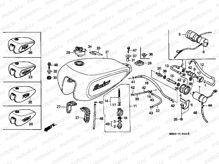 F-15 FUEL TANK / FUEL PUMP