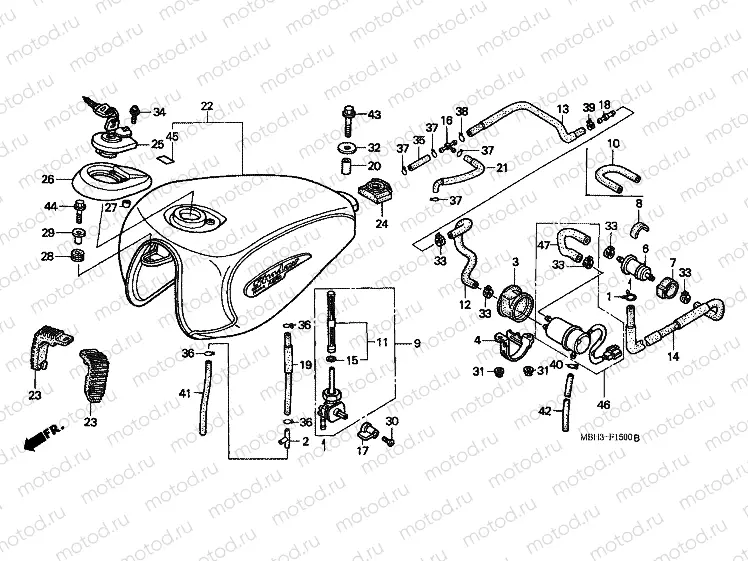 F-15 FUEL TANK / FUEL PUMP