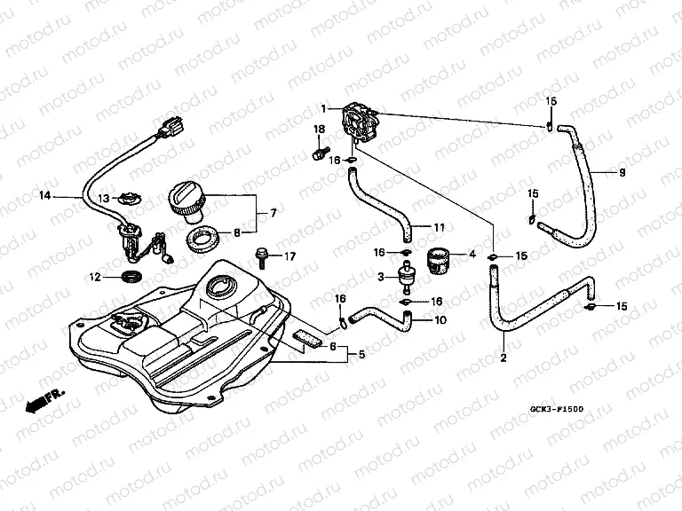 F-15 FUEL TANK / FUEL PUMP