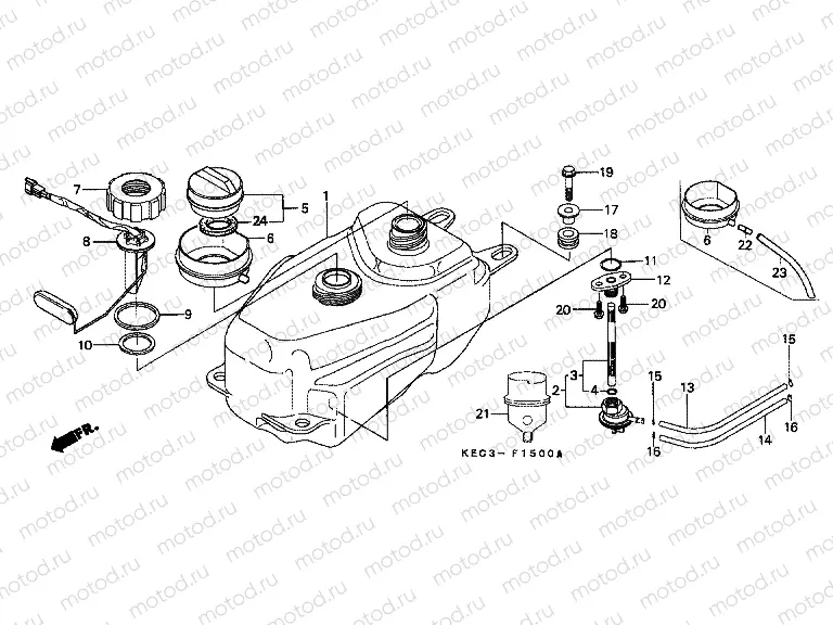 F-15 FUEL TANK / FUEL PUMP