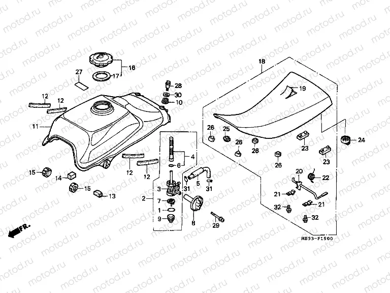 F-15 FUEL TANK / SEAT