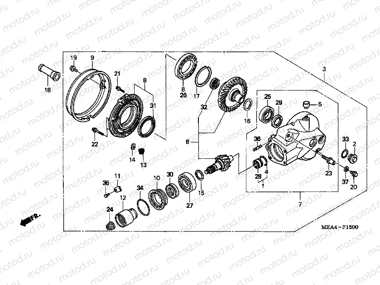 F-15 MAIN TRANSMISSION DRIVE GEAR