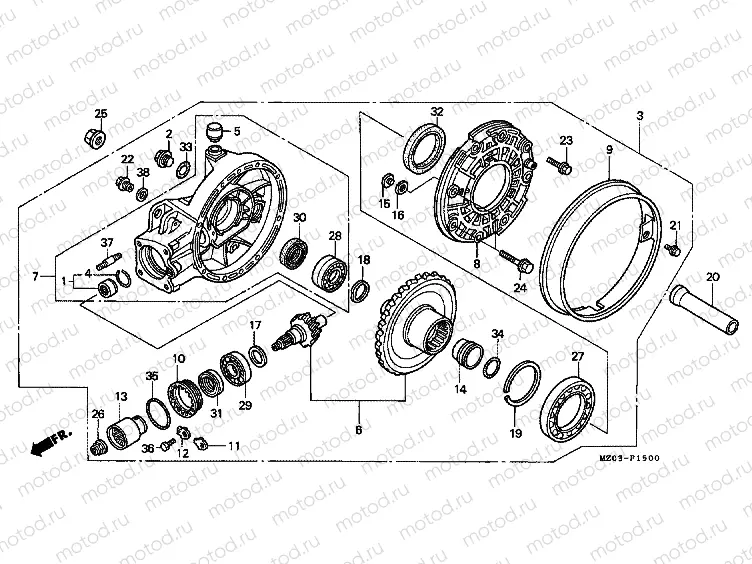 F-15 MAIN TRANSMISSION DRIVE GEAR