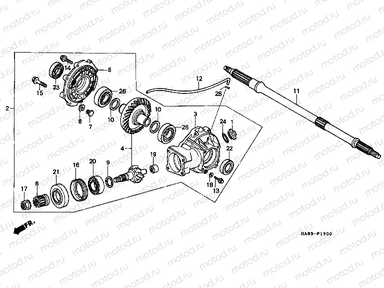 F-15 MAIN TRANSMISSION DRIVE GEAR