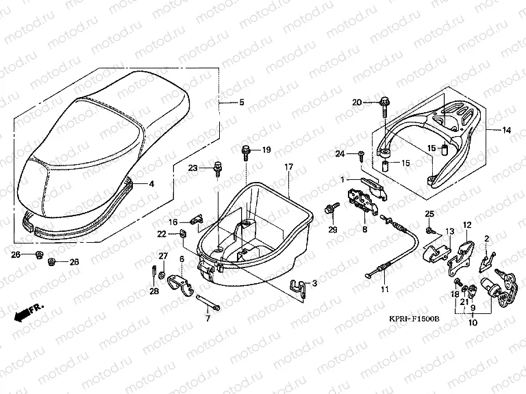 F-15 SEAT / LUGGAGE BOX