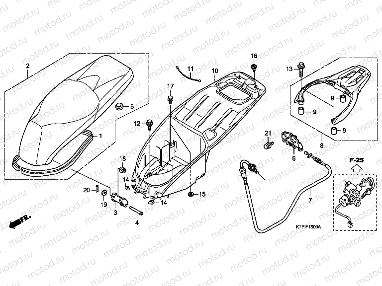 F-15 SEAT / LUGGAGE BOX