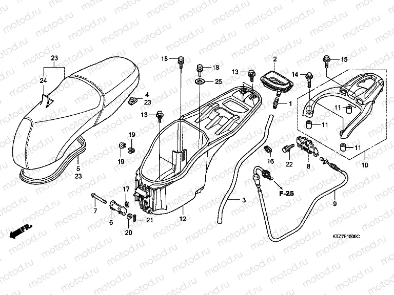 F-15 SEAT / LUGGAGE BOX