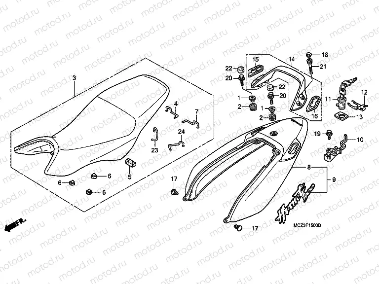 F-15 SEAT / SEAT ARM