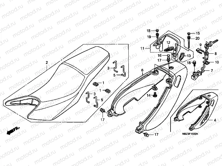 F-15 SEAT / SEAT ARM