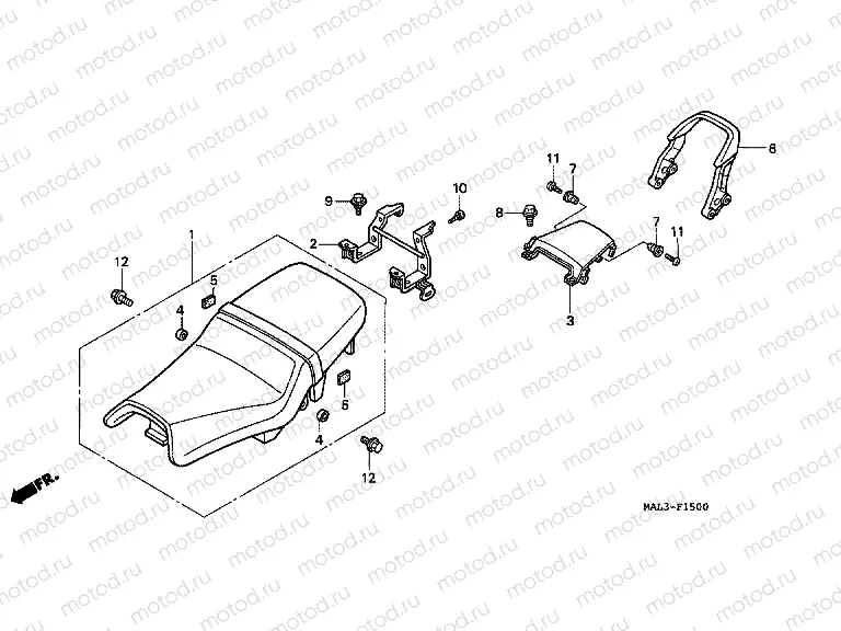F-15 SEAT / SEAT ARM