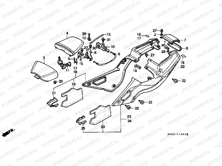 F-15 SEAT / SIDE COVER