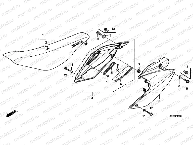 F-15 SEAT / SIDE COVER