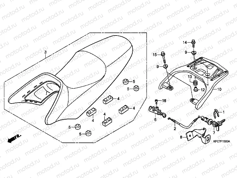 F-15 SEAT / TRUNK