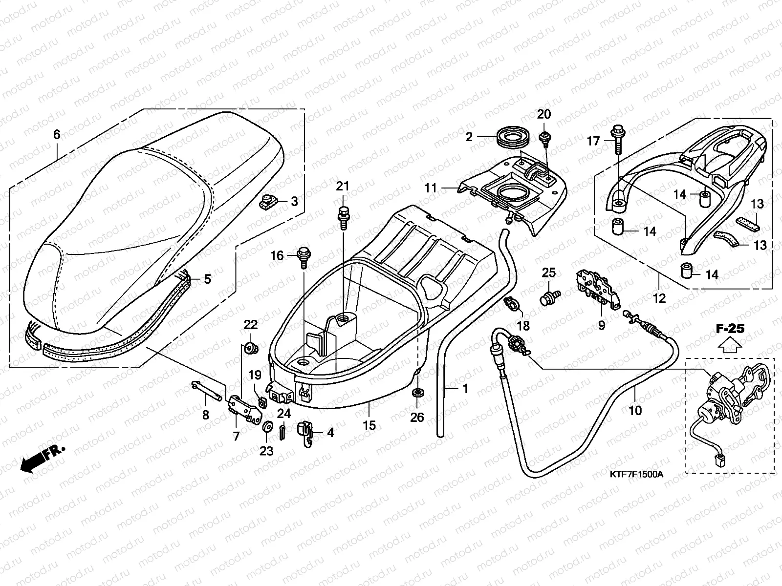 F-15 SEAT/LUGGAGE BOX