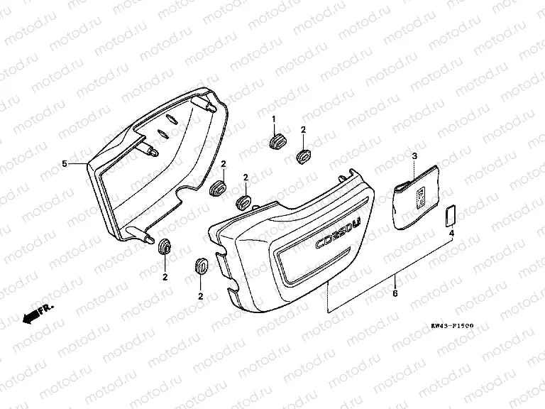 F-15 SIDE COVER / BATTERY
