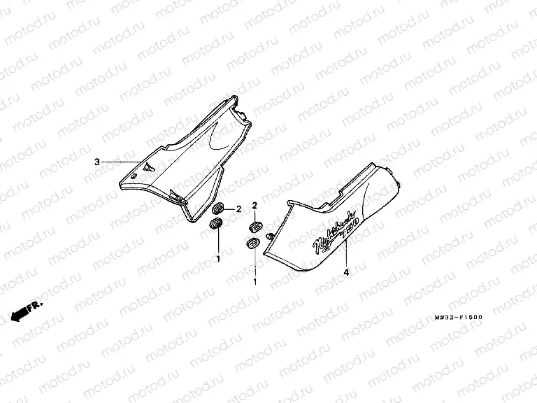 F-15 SIDE COVER (CB750)