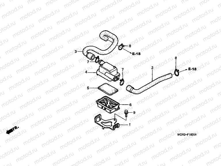 F-16-1 ADDITIONAL AIR FILTER