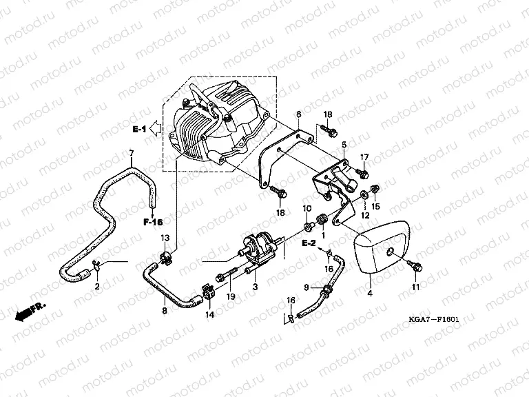 F-16-1 AIR INTAKE VALVE