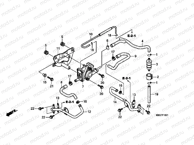 F-16-1 AIR INTAKE VALVE (CB250P6)