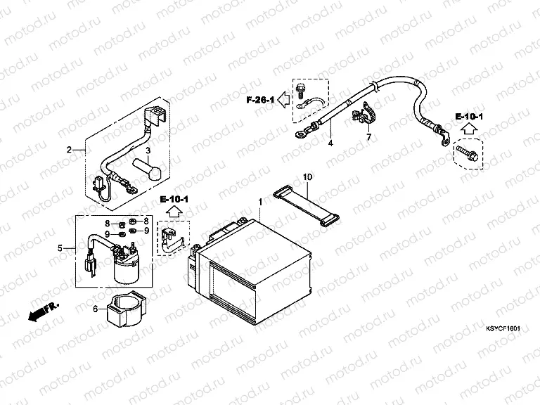 F-16-1 BATTERY (SC125A)